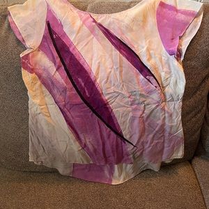 White House black market multi color top.